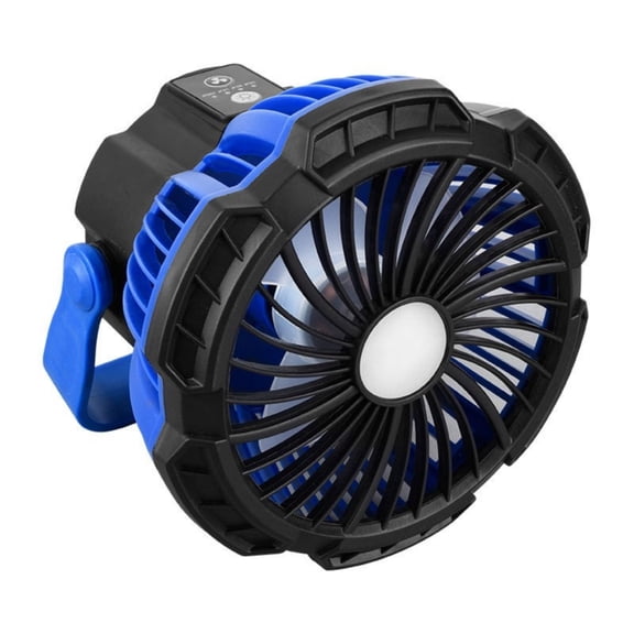Battery Operated Camping Gear LED Tent Fan Light Outdoor Cooling Airflows for Tent Picnics Travel