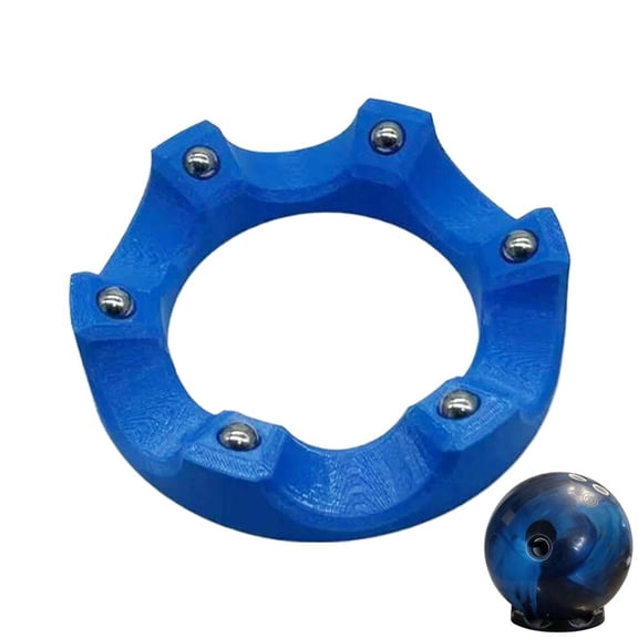 360° Rotating Bowling Ball Spinner Stand for Cleaning & Polishing | Smooth Steel Bearings | Portable Bowling Accessories for Reactive Resin, Urethane & Plastic Balls