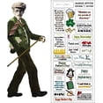 thumbnail image 1 of James Joyce Quotable Notable - Die Cut Silhouette Greeting Card and Sticker Sheet, 1 of 4