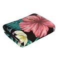 thumbnail image 3 of Disketp Green Tropical Leaves Print Bathroom Towels,Cotton Towel,Soft Towels For Kitchen And Bath, 3 of 9