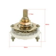 thumbnail image 2 of 1P5T 1 Pole 5 Position 1-Deck Band Channel Rotary Switch Selector with Knob, 2 of 4