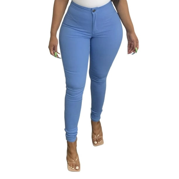 Sky blue sales ladies jeans
