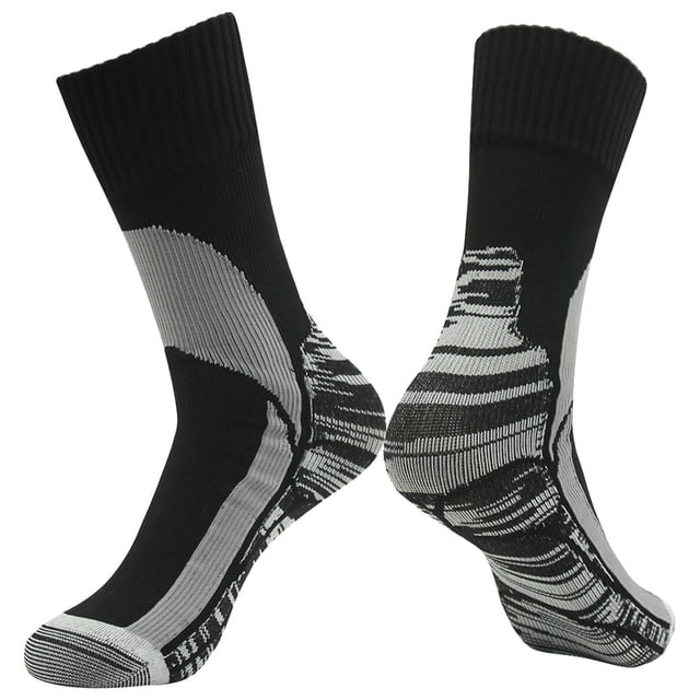Calcetines de ciclismo impermeables RANDY SUN para mujer, color gris, talla XS