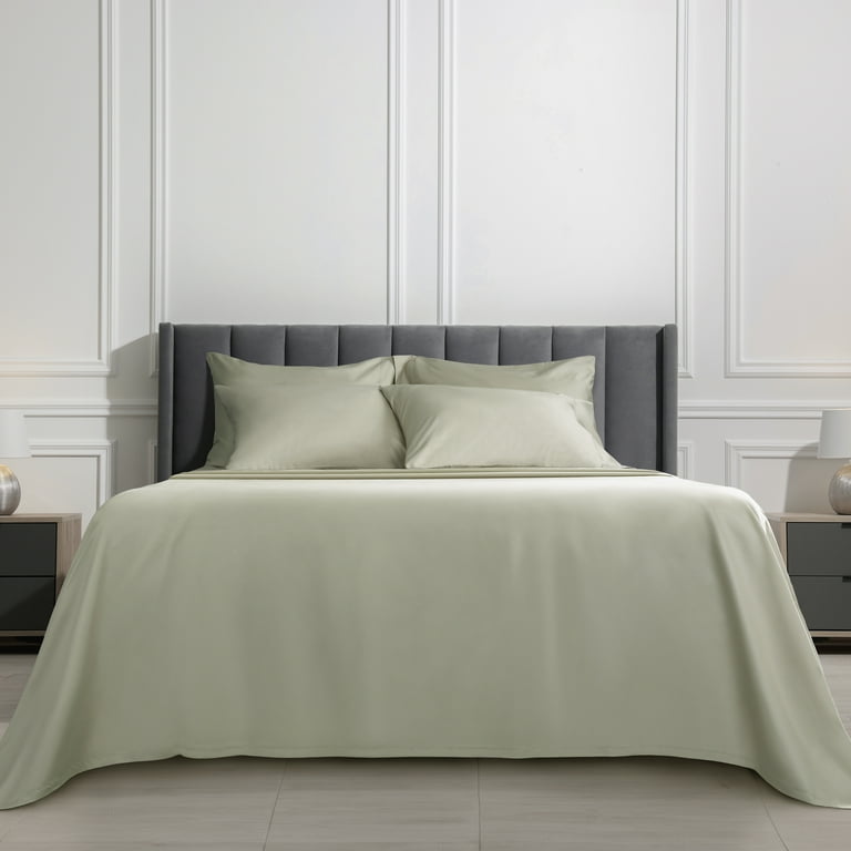 Serta 6-Piece 800 Thread Count Green Cotton Rich Adult Bed Sheet