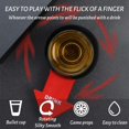 thumbnail image 4 of Juego de beber Spin The Shot, girador de tragos de cerveza, giro de botella con vaso de chupito para divertido juego de beber en fiestas, juego de beber, negro, flecha roja, 4 of 5
