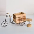 thumbnail image 3 of Shop Clearance! Exquisite Succulent Wooden Flower Pot Bicycle Desktop Plant FlowerPot, 3 of 5
