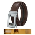 thumbnail image 6 of Men Belt Stylish Business Casual Belt for Shirt Uniform Clothing Accessories Brown, 6 of 8
