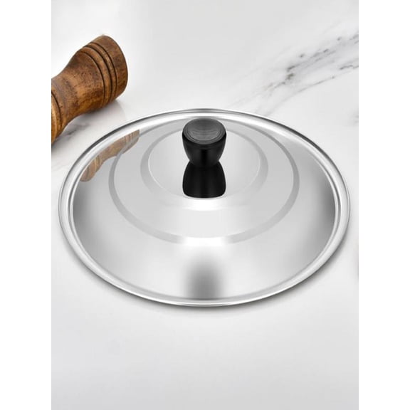 Omelet Cover Lid for Pots Pans Skillets Stainless Steel Replacement Pan Lid Fit 11 Inch Cookware Silver 11.8in