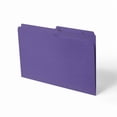 thumbnail image 2 of Continental Letter size File Folders. Purple colour, 12 count, 2 of 3