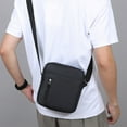 thumbnail image 5 of Men's Messenger Bag - Crossbody Shoulder Bags Travel Bag Man Purse Casual Sling Pack for Work Business Daily Life (Black), 5 of 6