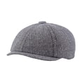 thumbnail image 4 of Boina para hombre, primavera, vendedor de periódicos, moda de invierno, estilo británico, informal, para golf, pintor. gris, 4 of 9