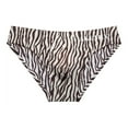 thumbnail image 2 of sunsanly Men Underwear 3D Convex Leopard Zebra Print Underwear Low-rise Ice Silk Large Space Briefs Stretchy Panties, 2 of 7