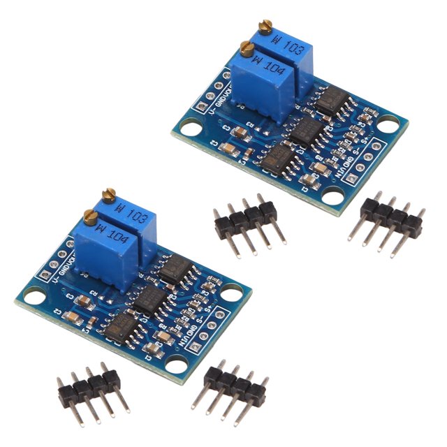 2 amplificadores de señal de voltaje de microvoltios MV AD620 de 3 a 12 V CC para instrumentación