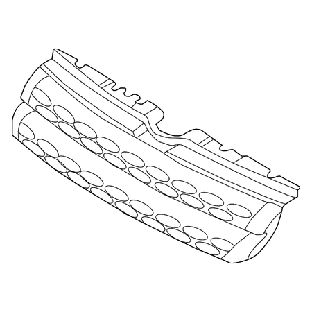 Genuine OE Land-Rover Grille - LR097951