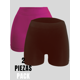 thumbnail image 4 of Set 2 Boxer Short Mujer Ropa Interior Sin Costuras Calzones UNITALLA, 4 of 5