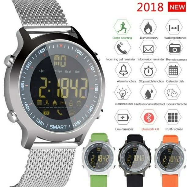 EX18 Sport Smart Watch Waterproof IP68 Pedometer Smartwatch Walmart