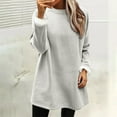 thumbnail image 2 of QASIEATN Hoodies for Graceful Women Fashion, Fashionable and Casual Solid Color Plus Fleece Hot Sweatshirt, Womens Fall Tops, 2 of 8
