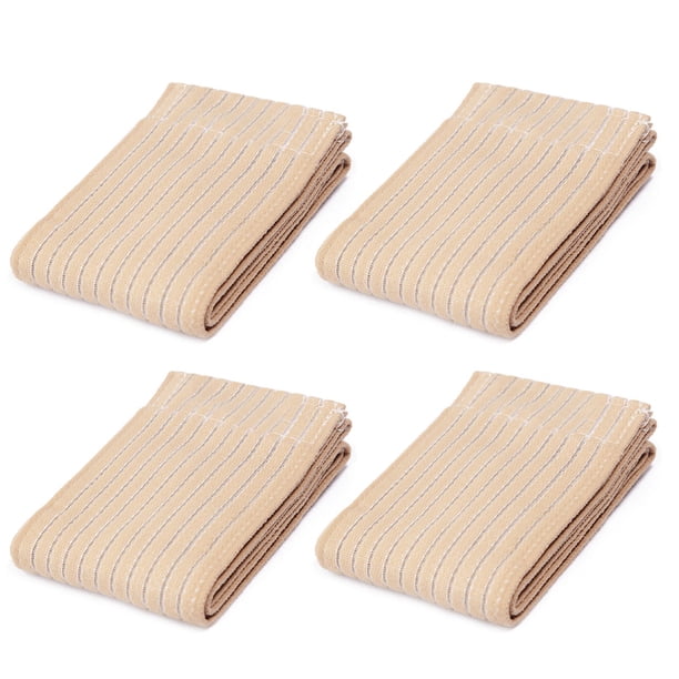 Muñequeras para el túnel carpiano (paquete de 4), muñequeras ligeras para hombres y mujeres, para fitness, tenis y golf, 40 cm