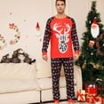 thumbnail image 1 of Pyjama de Noël Mode Manches Longues Homme Haut Imprimé+pantalon Ensemble de Pyjamas Assortis pour la Famille Pyjamas de Noël Ensemble Familial en Liquidation, 1 of 7