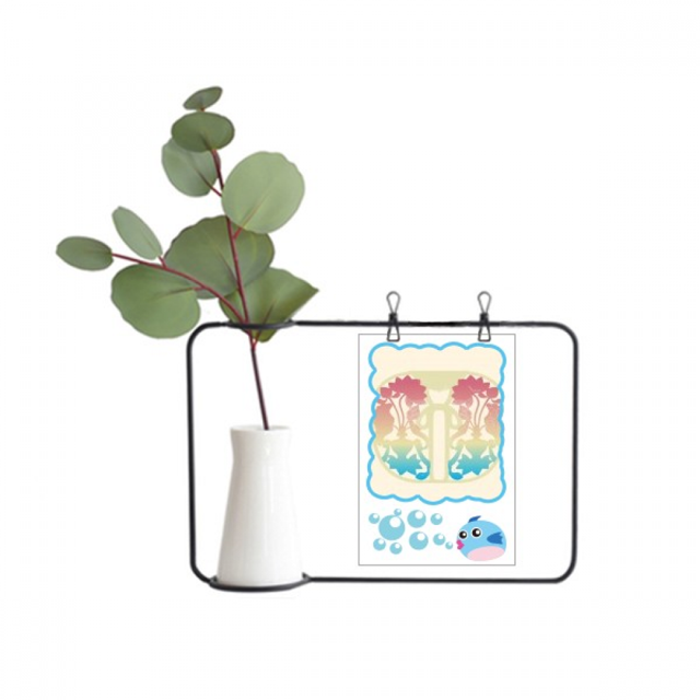 Jarrones Colgantes de Vidrio Transparente Unbranded Decoración Flor Amarilla