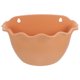 thumbnail image 2 of Maceta semicircular para colgar en la pared, ideal para interiores y exteriores, ideal para jardín (marrón claro grande), 2 of 7