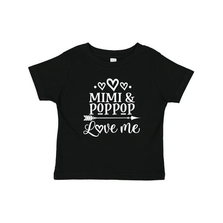 

Inktastic Mimi and PopPop Love Me Outfit Gift Baby Girl T-Shirt