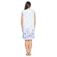 thumbnail image 2 of Casual Nights Women's Smocked Lace Short Sleeve Nightgown, 2 of 4