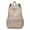 khaki, variant on Stylish Multi Pocket Nylon Backpack, Adjustable Strap, Casual Travel Daypack with Multi Pockets, For Daily Commute School Weekend Getaways Short Trip, Black
