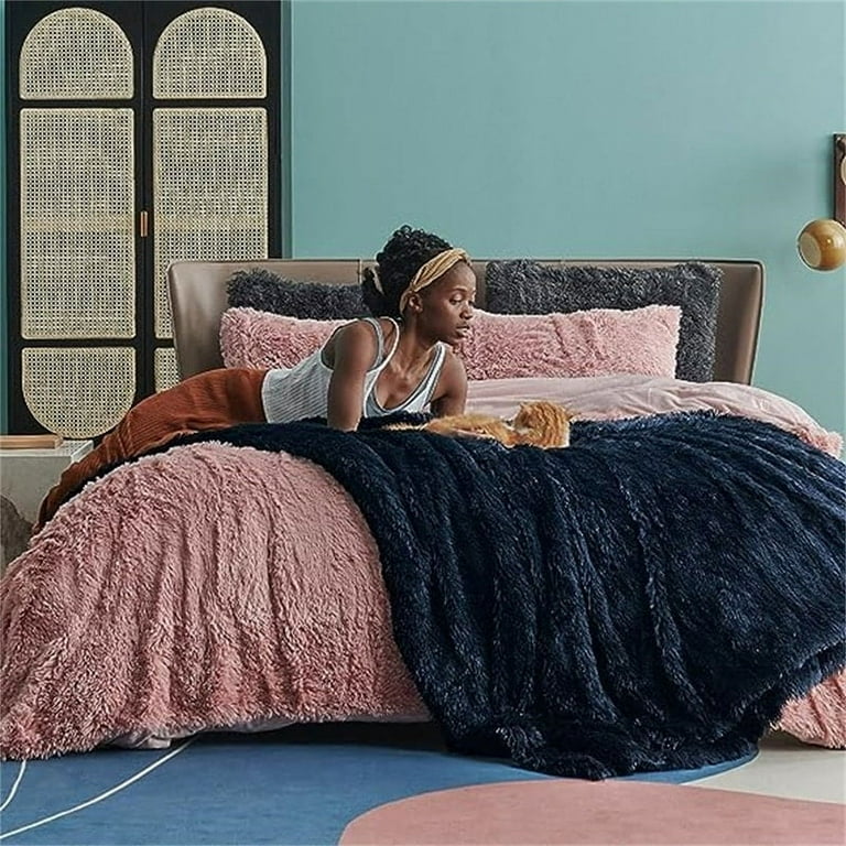 Faux mink blanket queen size new arrivals