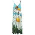 thumbnail image 4 of Bee And Flowers Sleeveless Dress Dresses Summer Elegant Dresses for Women Long Dress, 4 of 6