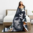 thumbnail image 4 of Blanket Matt Actor Dillon Throw Flannel Blankets Warm Soft Cozy Fuzzy Air Conditioning Blanket for Living Room Sofa Bed Gift Blankets for All Seasons 50"x60", 4 of 6