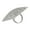 01 White K 0856, variant on Eye Catching Irregular Hammered Texture Adjustable Open Ring Statement Accessory Alloy Stackable Jewelry For Women