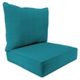 thumbnail image 3 of Jordan Manufacturing Sunbrella 24" x 47" Teal Solid Outdoor Deep Seat Chair Cushion Set - 46.5'' L x 24'' W x 6'' H, 3 of 5