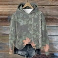thumbnail image 5 of lulshou Unisex Hoodies Camouflage Leaf Print Hoodie Men & Women's Fleece-Lined Long Sleeve Sweatshirt with Front Pocket, Cozy Pullover for Outdoor, Camouflage, M, 5 of 8