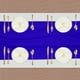 thumbnail image 3 of Camino de mesa de gasa azul zafiro 27.5" x 118" Camino de mesa ligero y elegante Camino de mesa romántico y transparente, 3 of 7