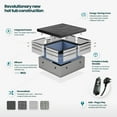thumbnail image 4 of Wave GARDA, Hot Tub & Spa, Rigid Eco Foam Walls, All-in-One Integrated, 6 Person, Portable, Skin Changeable, Energy Efficient, Quiter, Square – PEBBLE RATTAN, 4 of 8
