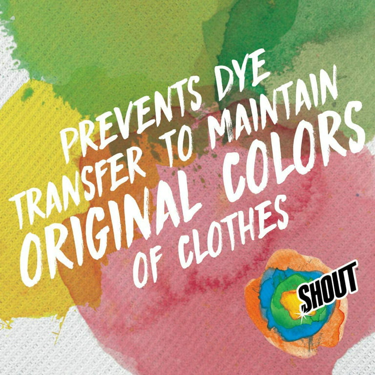 Shout Color Catcher Sheets for Laundry, Maintains Clothes Original Colors,  72 Count 