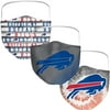 Buffalo Bills Fanatics Branded Adult Face Covering 3-Pack