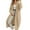 Khaki, variant on Womens Cardigan Long Sweater d Knit Open Front Soft Loose Fit Fashion Casual Outerwear Coats