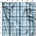 thumbnail image 3 of Soimoi Blue Poly Georgette Fabric Gingham Check Printed Craft Fabric by the Yard 52 Inch Wide, 3 of 5