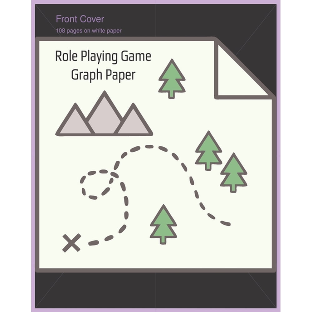 Role Playing Game Graph Paper : Blank Quad Ruled Grid Paper Composition ...