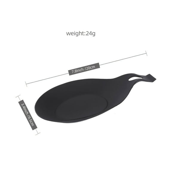 2 pc Silicone Spoon Rest Large Size for kitchen Counter Silicone Utensils Ladle Holder,Silicone Spoon Rest, Easy to Clean, 2pc