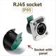 thumbnail image 2 of Ethernet Rj45 Chassis Socket NE8FDP Ethernet Pass Through Connector B, 2 of 5