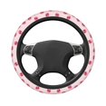 thumbnail image 5 of Cauagu Cute Pig Nose Print Car Steering Wheel Cover - Universal Car Accessory for Diverse Cars for Steering Wheel with a Diameter of 14.5"-15", 5 of 7