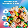 thumbnail image 6 of Ball Pit Balls 500 Count, 8 Colors Plastic Balls for Ball Pit Play Balls for Toddlers with Durable Storage Mesh Bag Bright Style, 6 of 6