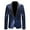 AA-Navy, variant on BiZtdJrK Mens Sparkly Sequin Blazer Jacket One Button Long Sleeve Slim Fit Suit Jackets Wedding Party Glitter Blazers Tuxedo, Coffee, M
