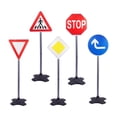 thumbnail image 3 of 5x Señales de tráfico simuladas Playset Crosswalk Modelo de Juguete educación Street Road Signs set CUTICAT Señales de tráfico, 3 of 8