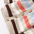 thumbnail image 6 of Paokuoon Kids Winter Sweaters 1-5 Years Toddler Boys Girls Fleece Knit Hooded Cardigan Jacket with Padded Thickening, 6 of 8