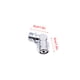 thumbnail image 5 of Adaptador de manguera giratoria BCD110 ° conector giratorio Scuba Octopus Universal Comfort Aqualung piezas mangueras ajuste regulador Accesorios Inevent OD003523-00, 5 of 5