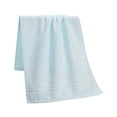 thumbnail image 2 of AUNVITO 100% Cotton Bath Towels, Light Weight, Soft, Super Absorbent and Fast Drying, No Fading Multipurpose Use for Sports, Swimming, Travel, Fitness, Yoga, Multicolor, 2 of 7